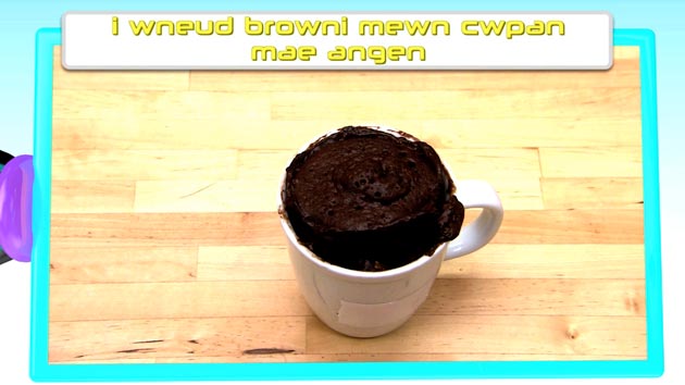 Brownie Mewn Mwg